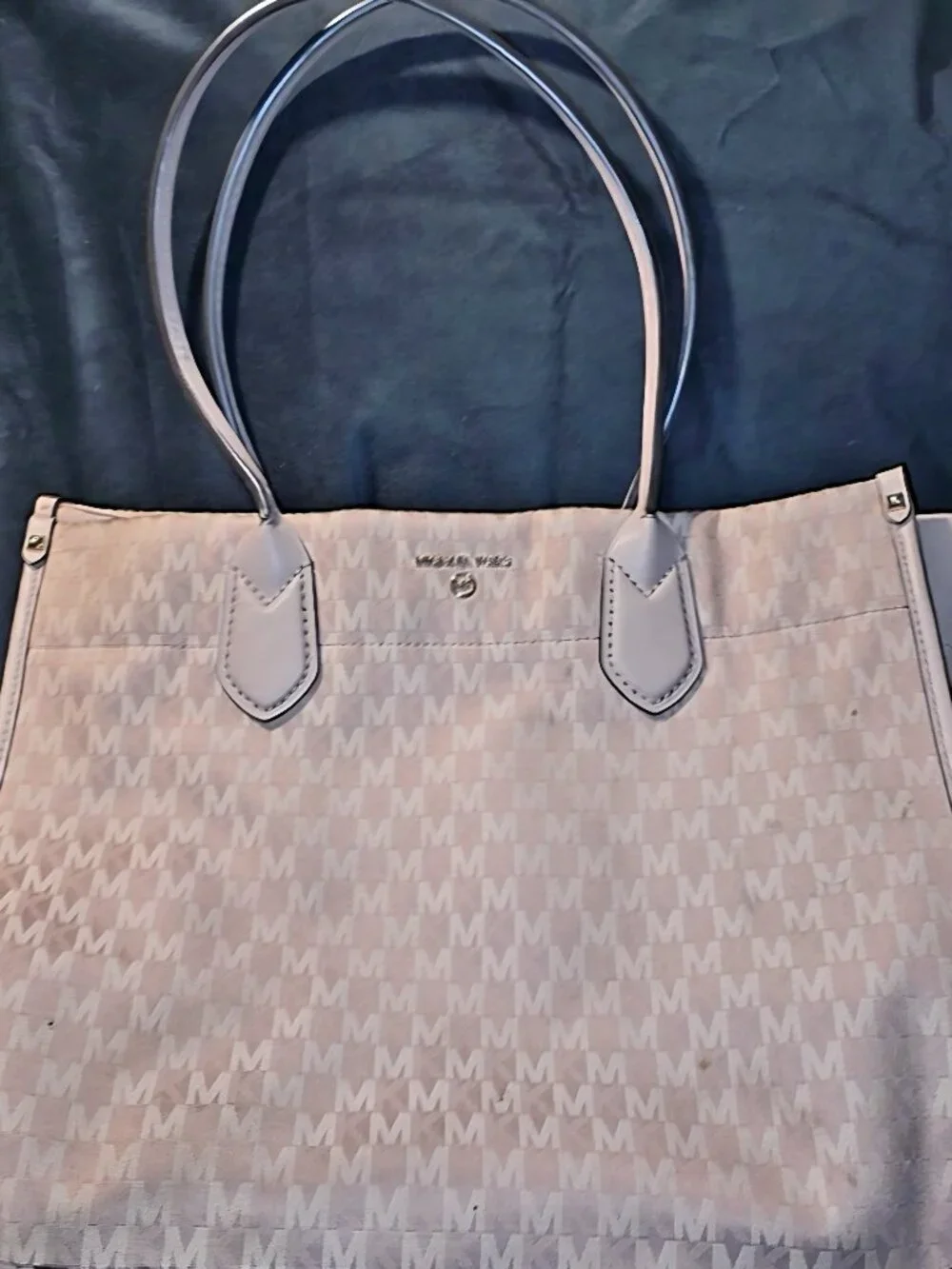 Michael Kors Heidi Large Logo Jacquard Tote Bag